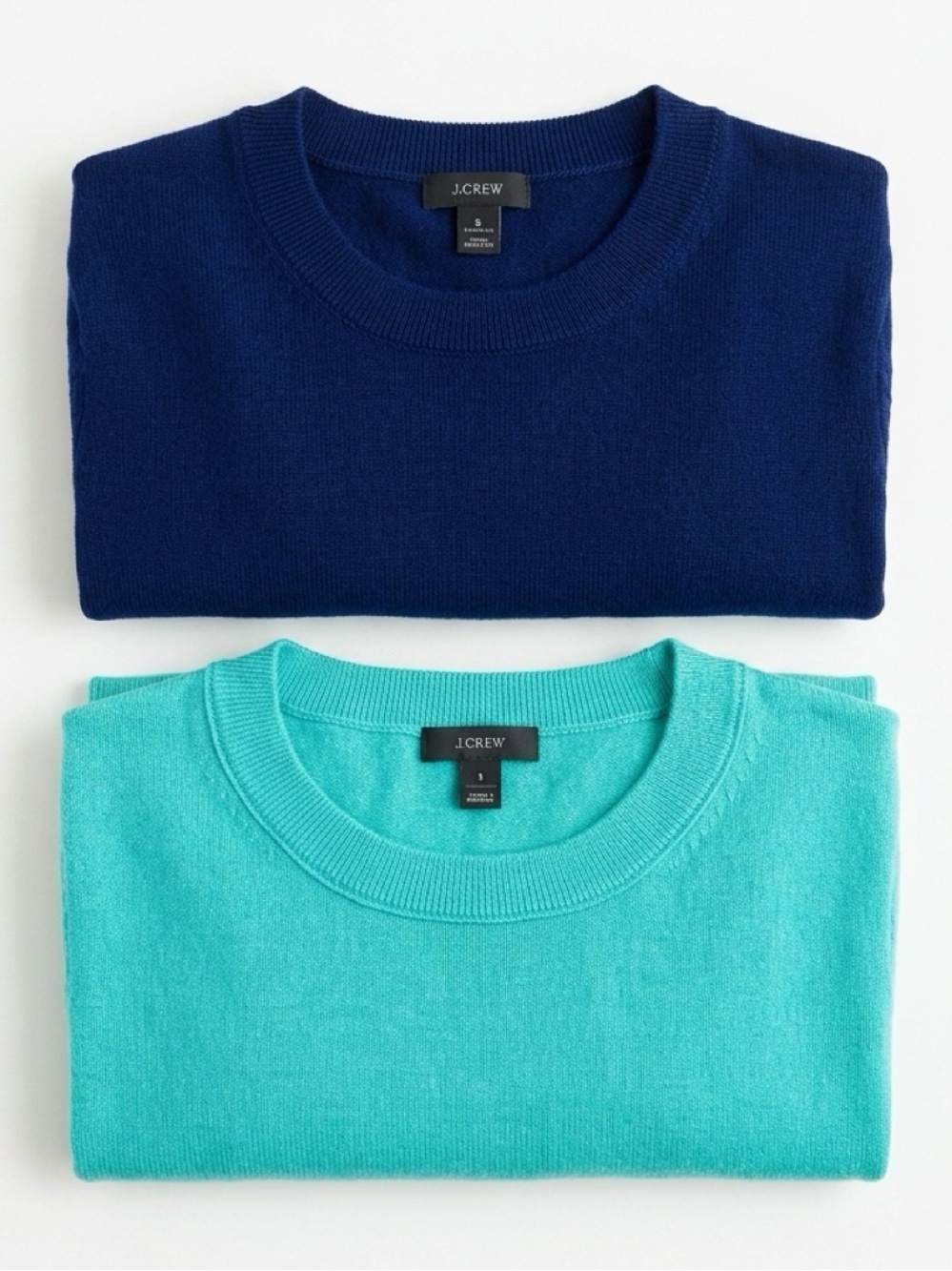 J. Crew Crewneck Sweaters — Navy & Teal (2 Pack)